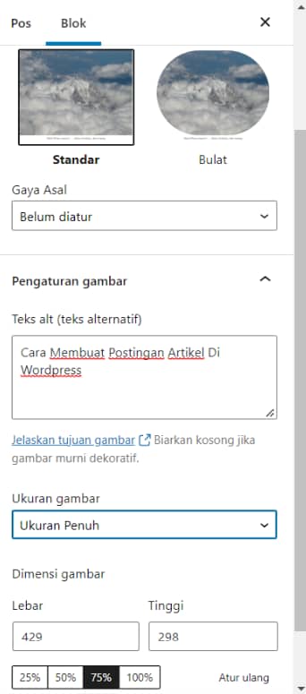 Cara Membuat Postingan Artikel Di WordPress