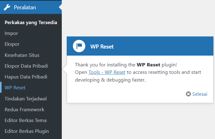 Cara Mengembalikan WordPress Reset Ke Pengaturan Awal, Fresh Install