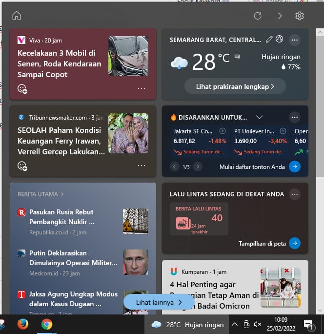 Cara Menghilangkan Cuaca dan Berita Windows